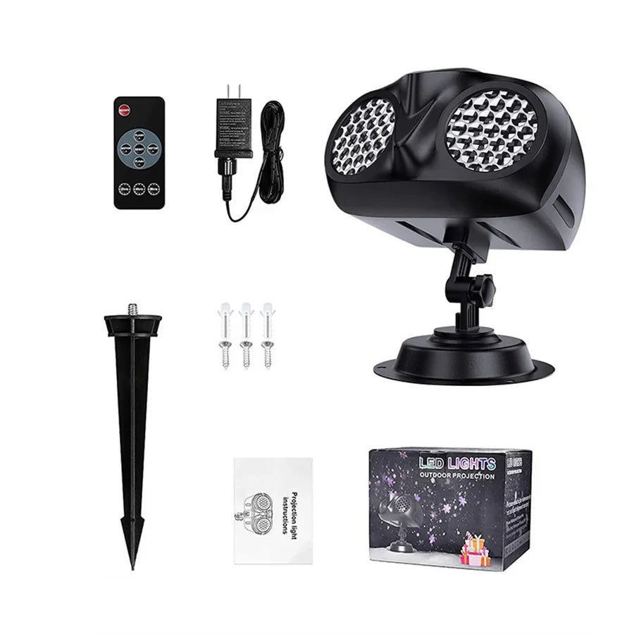 Double-Head Snowfall Projector — Transform Your Home Into a Winter Wonderland