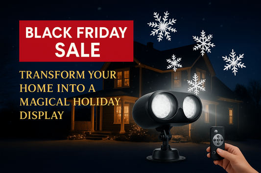 Double-Head Snowfall Projector — Transform Your Home Into a Winter Wonderland